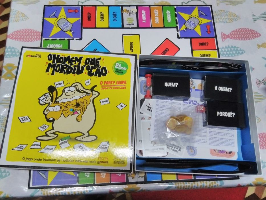 O Homem que mordeu o cão - o party game criado por Nuno Markl