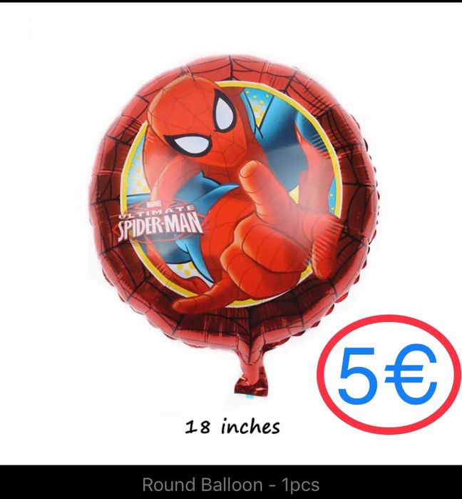 Balões para festa de Aniversário Hélio Marvel