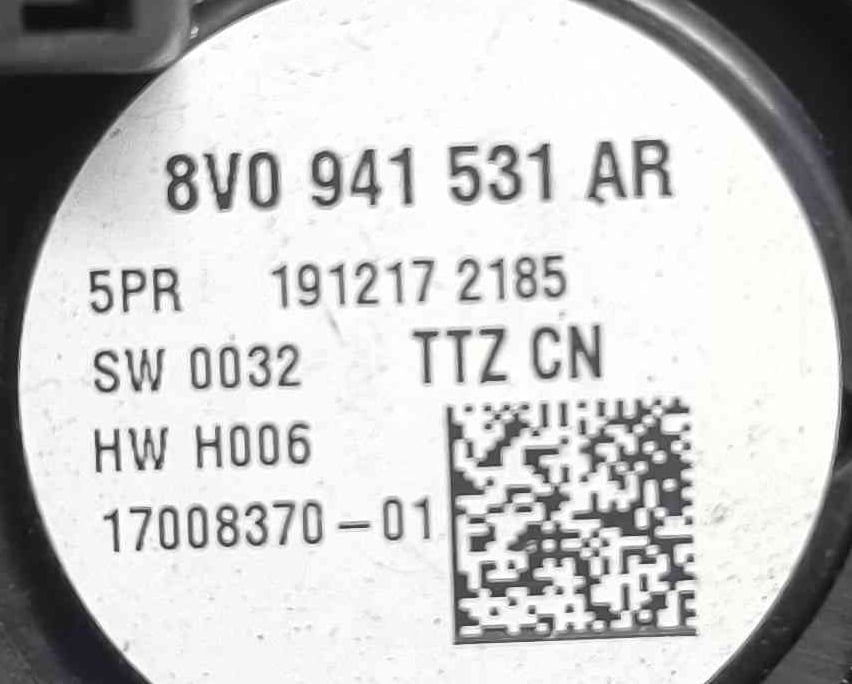Manípulo de Luzes 8V0941531AR - AUDI A3