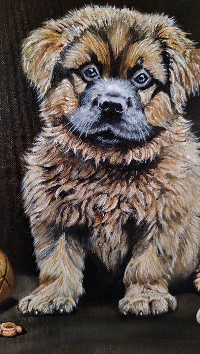 Картина маслом "Верность"