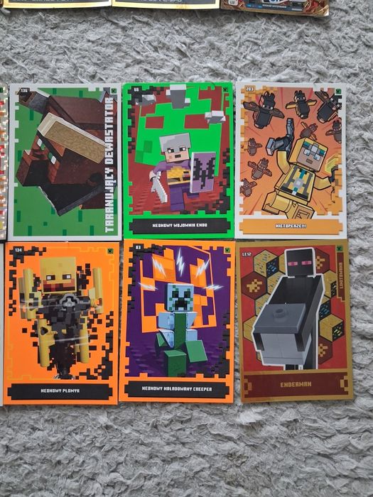 Karty Minecraft,  Star Wars,  Ninjago,  Avengers