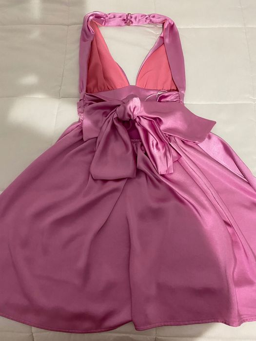 Vestido de Cetim NOVO para cerimónia