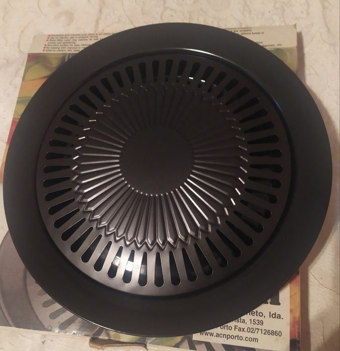 Grelhador sem fumo para placa de indução ou gáz