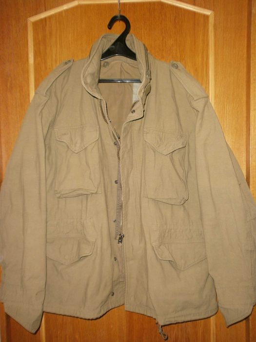 Куртка М65 Alpha Industries с лайнером, олива, р.XL, наш 56. ПОГ-73 см