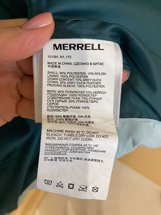 Пуховик Merrell зріст 170