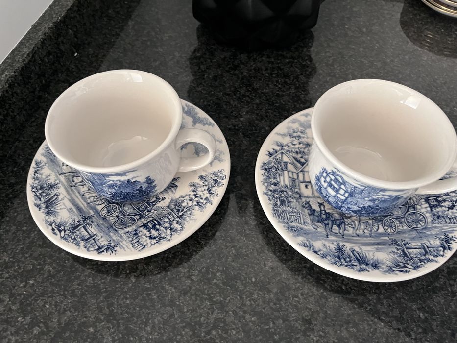 Peças de loiça porcelana