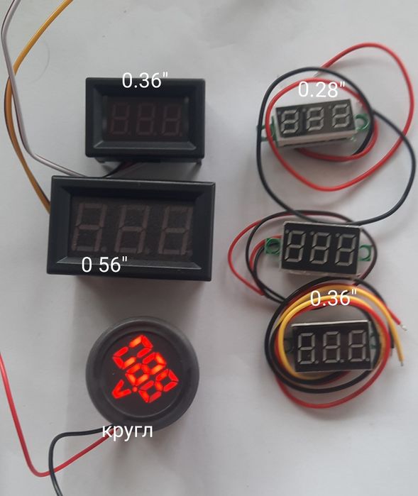 Вольтамперметр цифровой 500В  10А 30А 50А 100А двунаправленный, крокод