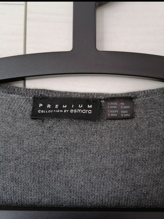 Szary kardigan damski