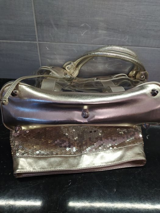 Torebka złota,  zestaw 2szt