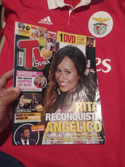Revista TV guia ano 2009 n° 1604 Rita Pereira e Cristiano Ronaldo entre outros - oferta dos portes de envio