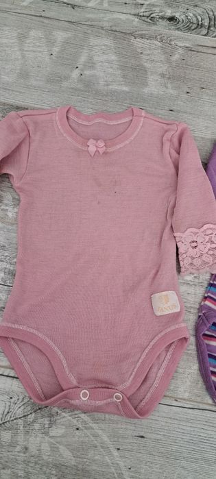 Czapeczka merino body gratis 74/80