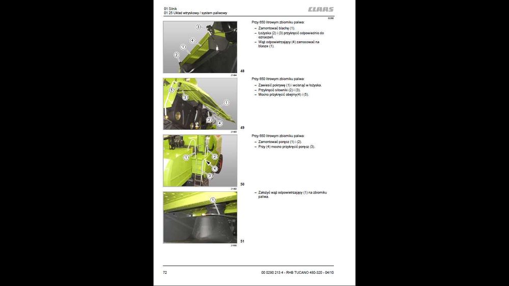 Żniwa 2023- kombajn CLAAS , CASE , NEW HOLLAND instrukcje serwisowe !!
