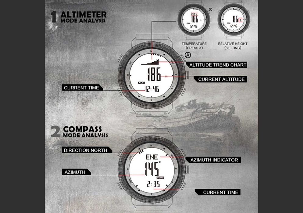 Часи такчтичні військові North Edge Apache 46 часы тактические военные