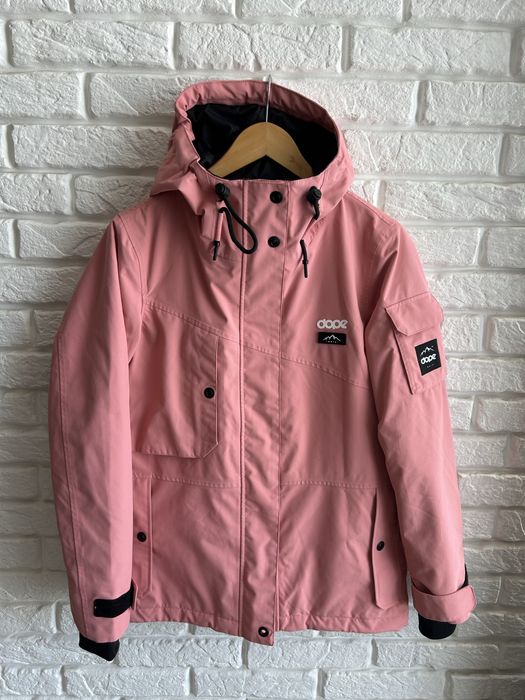 Жіноча рожева лижна сноубордична куртка Dope