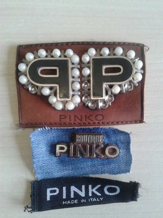 DSQUARED2, PINKO,-лейбл/ярлык, кожа.