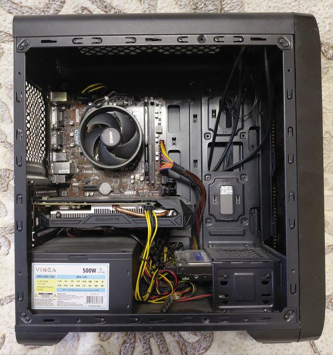 Продам ПК,  1060 3GB, Ryzen 3 1200, 8 GB DDR4-2400