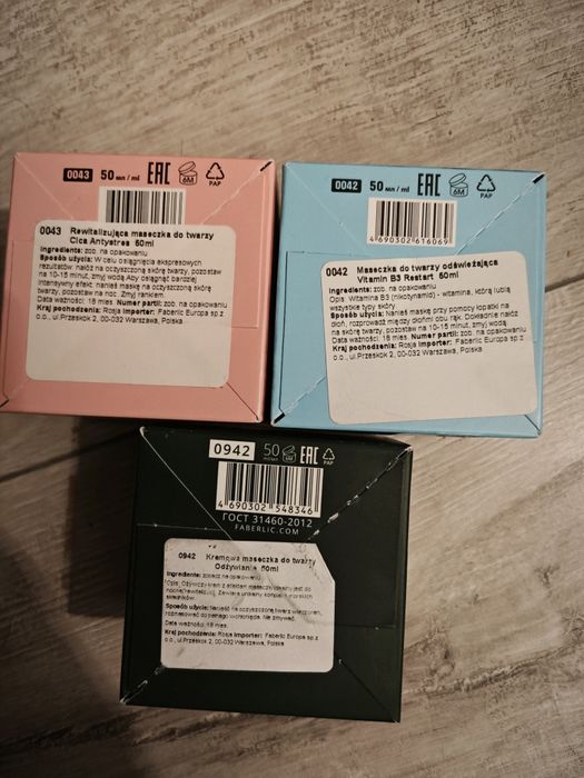 Zestaw maseczek do twarzy