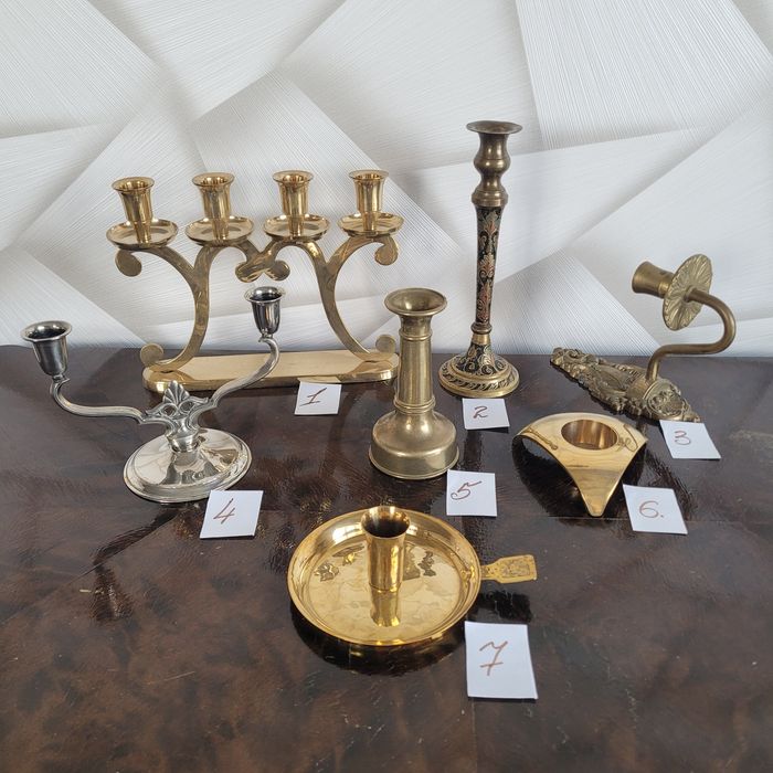 Вінтажні підсвічники.