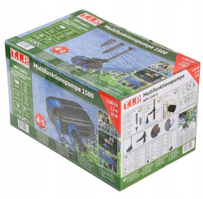Pompa wielofunkcyjna T.I.P. WPF 1500 S – 1500 l/h