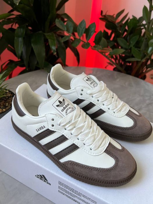 Adidas Samba Brown White  , Адідас Самба