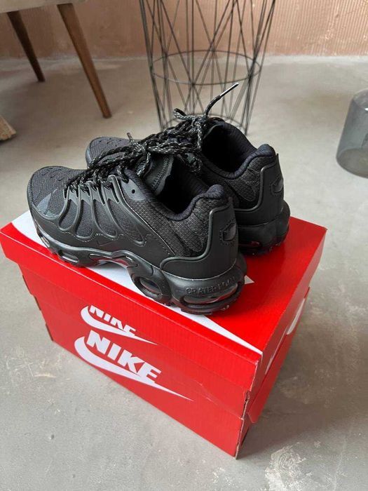 Мужские кроссовки Nike TN Terrascape Plus Triple Black Premium. 40-45