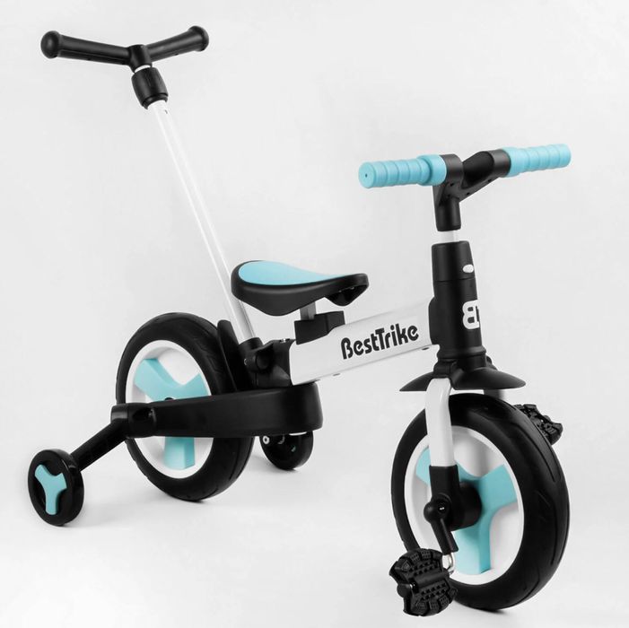 Велосипед-трансформер Best Trike беговел с родительской ручкой