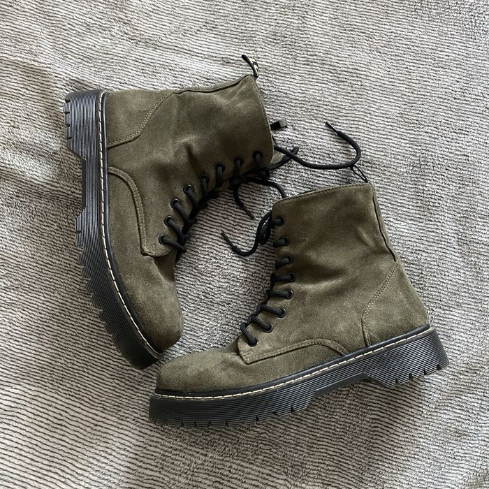 Ботинки 40 р деми, замш