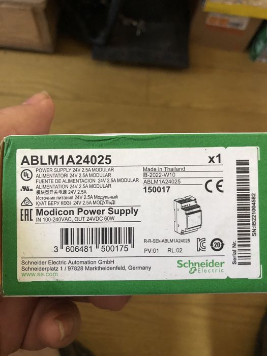 Zasilacz modułowy DIN 24V 2.5A 60W Schneider