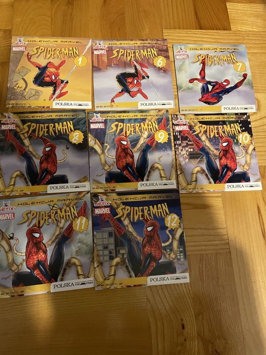 Spider Man 8 plyt - kolekcja