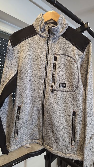 Bluza męska z dzianiny polarowej M