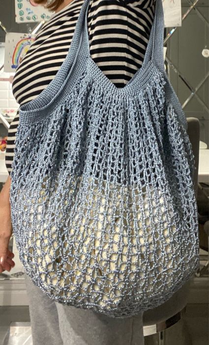 Вмістка стильна авоська ручної роботи