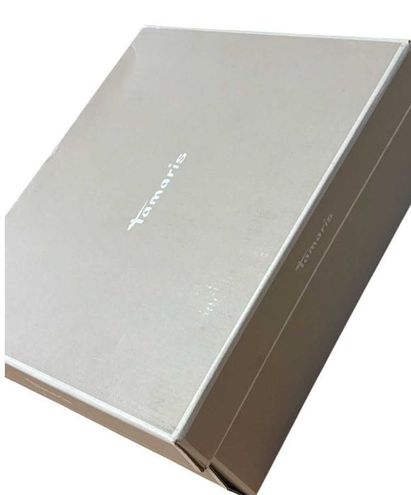 Tamaris Skórzane czarne botki damskie, r 37 wkładka 24,3cm kod 2293
