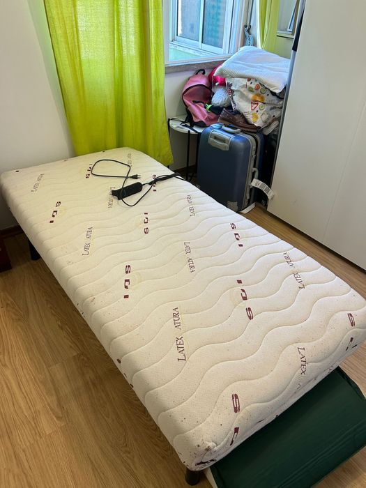 Cama ortopedica + colchão anti-escara