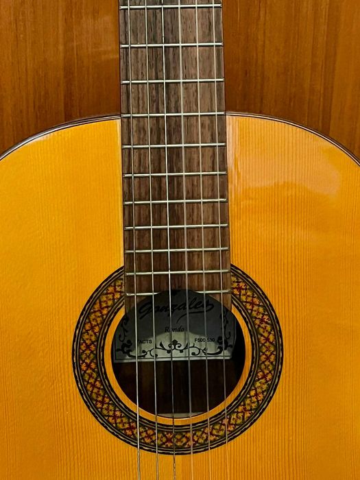 Guitarra Gonzalez – bom estado + saco de transporte