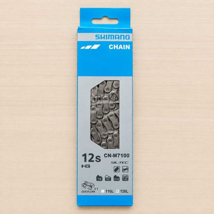 Corrente Shimano SLX CN-M7100 12s Quick-Link 126 Elos