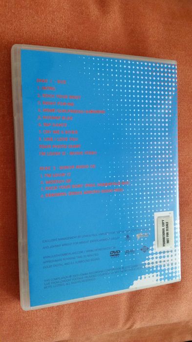 JUSTIN TIMBERLAKE - Live From London (2003 Zomba) dvd + cd