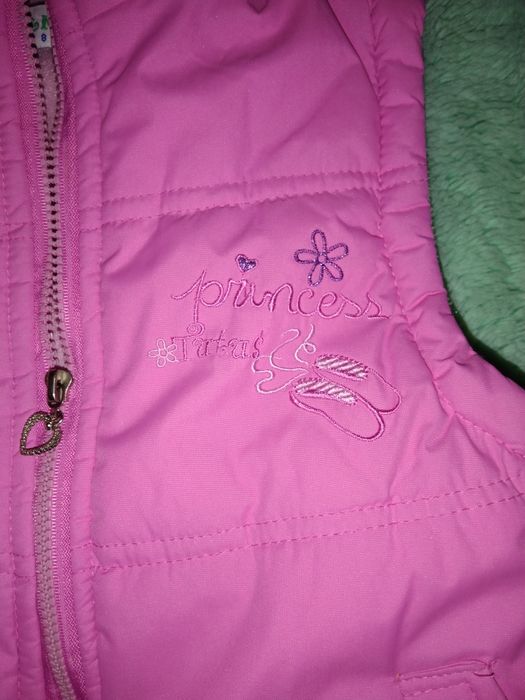 Różowy bezrękawnik rozmiar 122