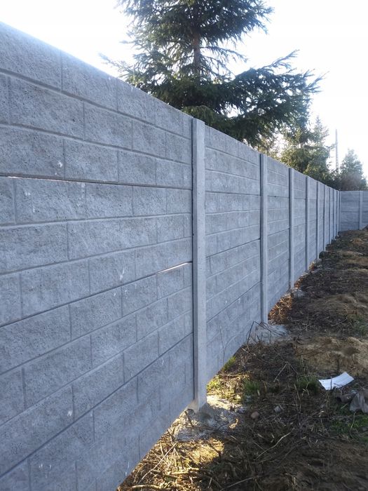 Ogrodzenia betonowe płyty betonowe podmurówka PRODUCENT