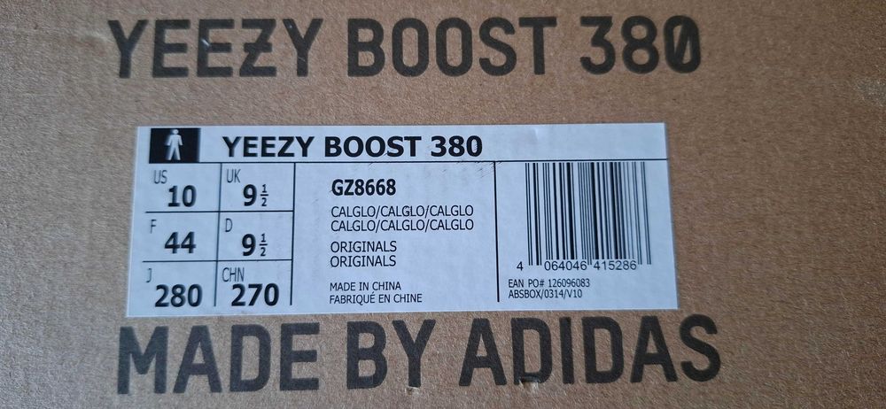 Yeezy Boost 380 - Calcite Glow - Tamanho 44