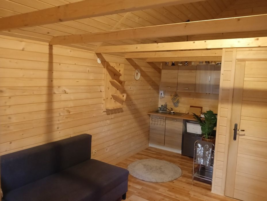 Domek letniskowy w otoczeniu lasu na działce budowlanej 1000 m² . - Widok 4