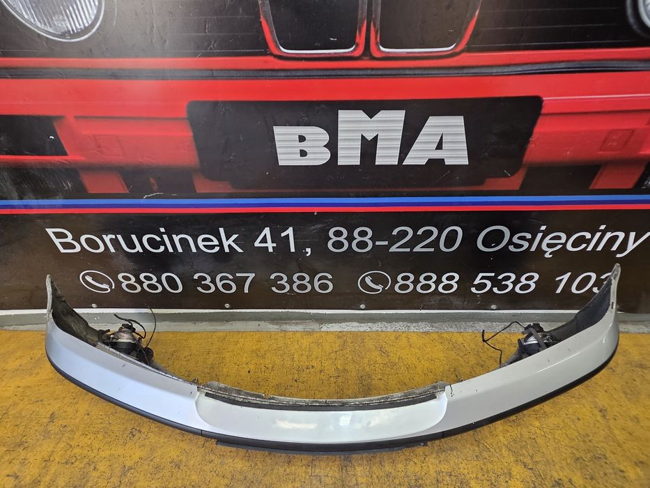 BMW E46 Zderzak Przedni Przód Titansilber 354/7 Polift Komplet Halogen