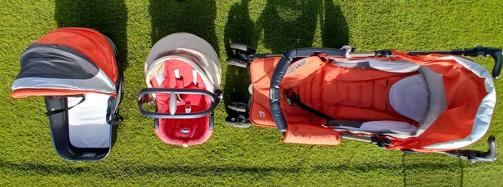 Carrinho passeio - ovo transporte - alcofa