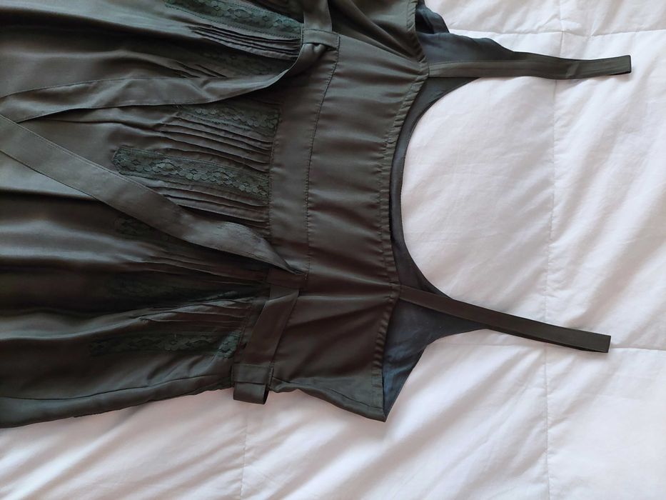 Vestido Lanidor, verde escuro