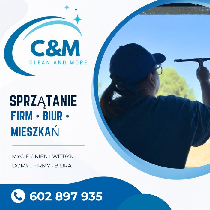Sprzątanie biur i firm | Mycie okien witryn | Faktura VAT | Jaworzno