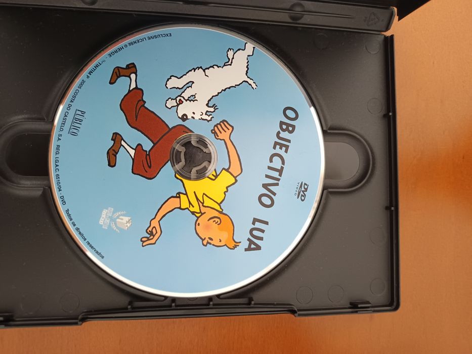DVD Tintim objetivo lua