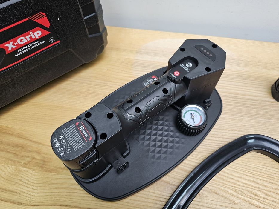 На 170кг Мощная Присоска NOVQO X-GRIP - Grabo +2Акб 16.V+ Резинки