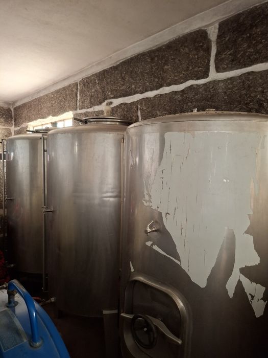 3 cubas inox 1000 L
