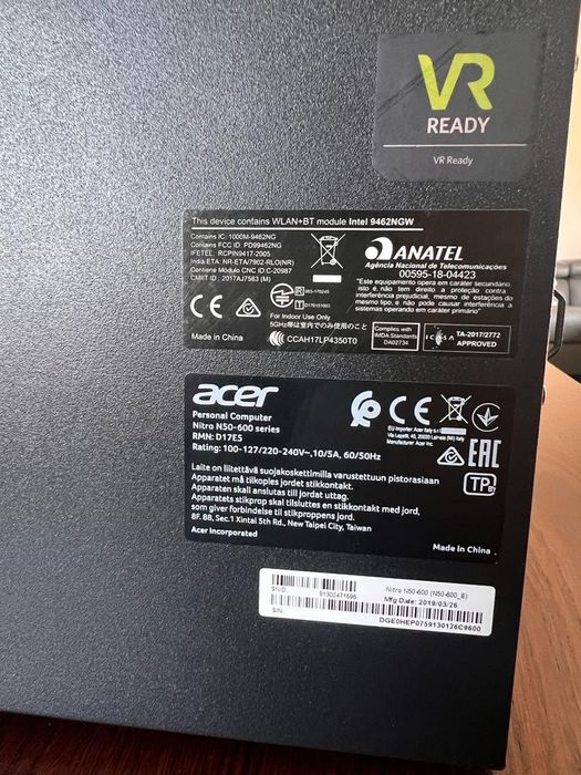 komputer gamingowy acer nitro