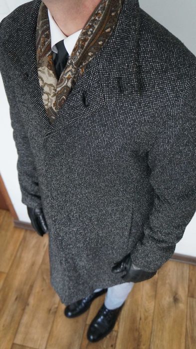 Płaszcz Zara Roz. L Kolor Czarny Pepitka Fit