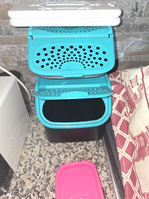 Tulha alhos, cebolas e batatas